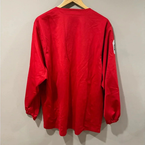 Calgary Stampeders TEAM ISSUED CFL Football Warm Up Performance Pullover - Picture 2 of 10